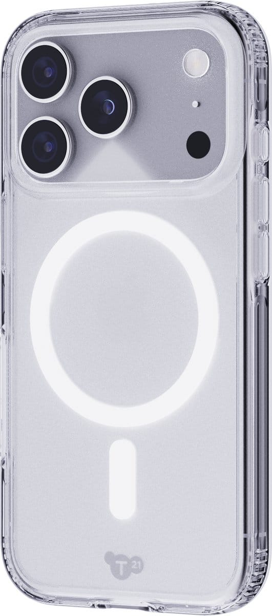 Tech21 Evo Clear - Telefoonhoesje iPhone 17 Pro - Schokbestendig - MagSafe - 3,6 meter valbestendig