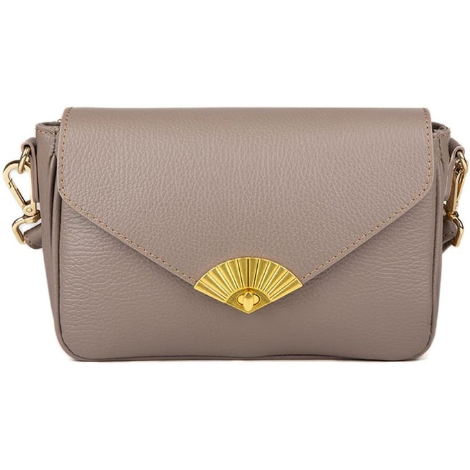 Giulia Monti Schoudertas Grijs Beige