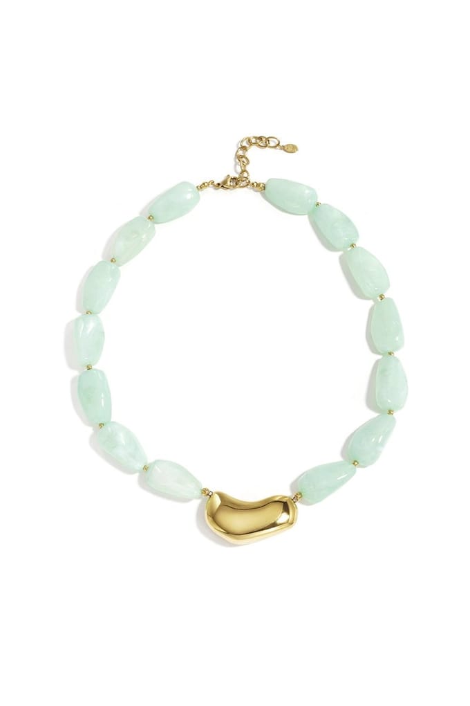 Ketting met asymmetrische statementkraal