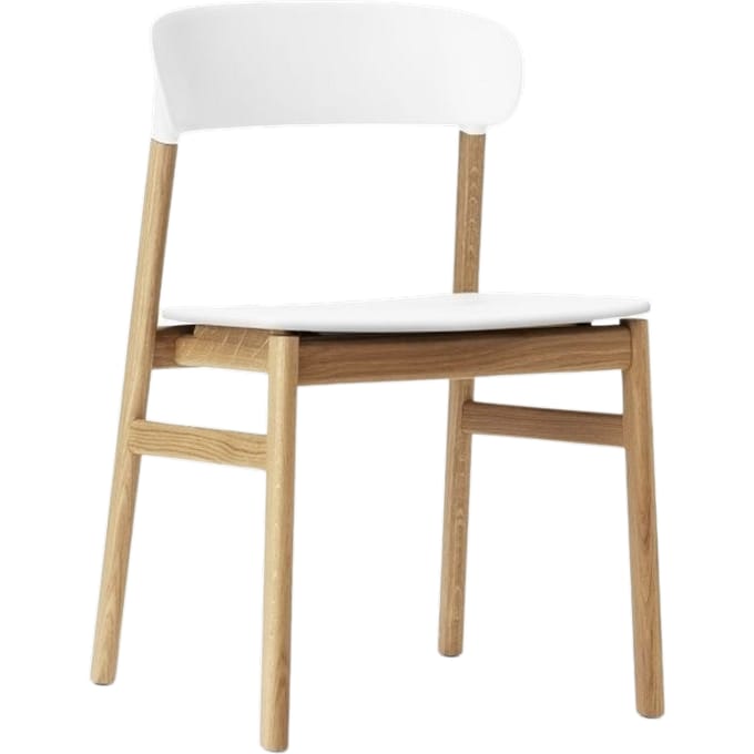 Normann Copenhagen - Herit Stoel - wit - eiken