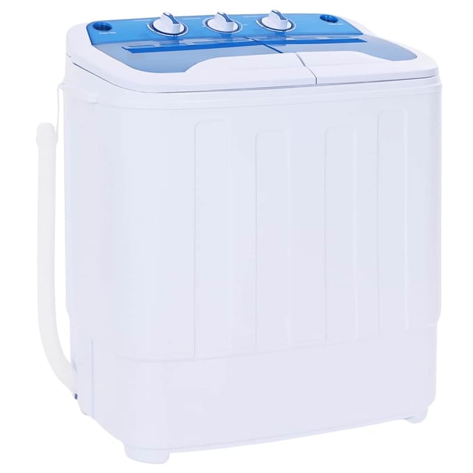 vidaXL Mini wasmachine met dubbele trommel 5.6 kg