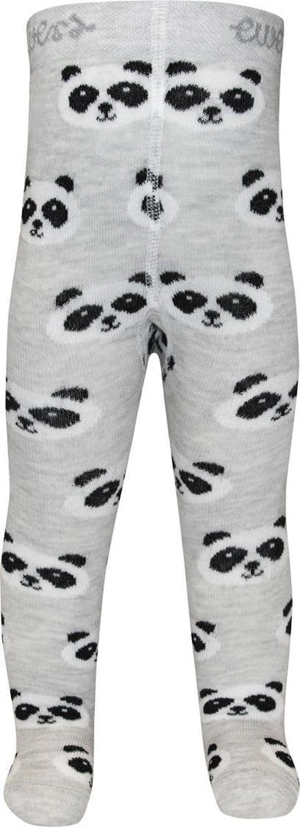 Ewers maillot grijs met panda  74( 9-12 mnd)
