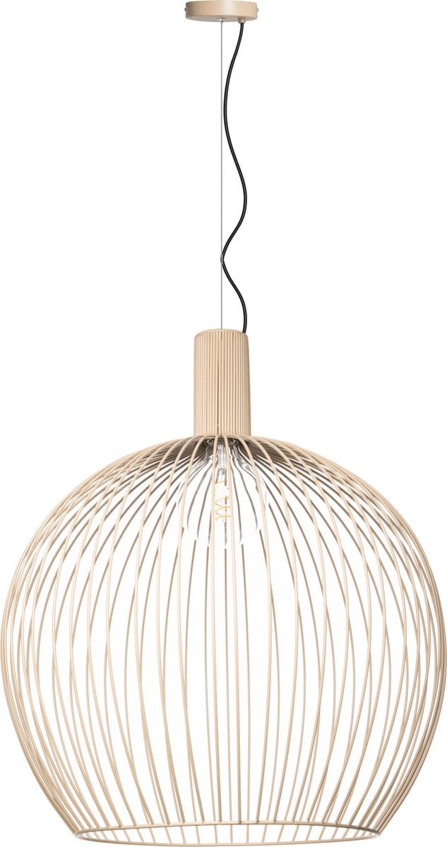 Hanglamp Wire Mat Beige 60cm - Giga Meubel