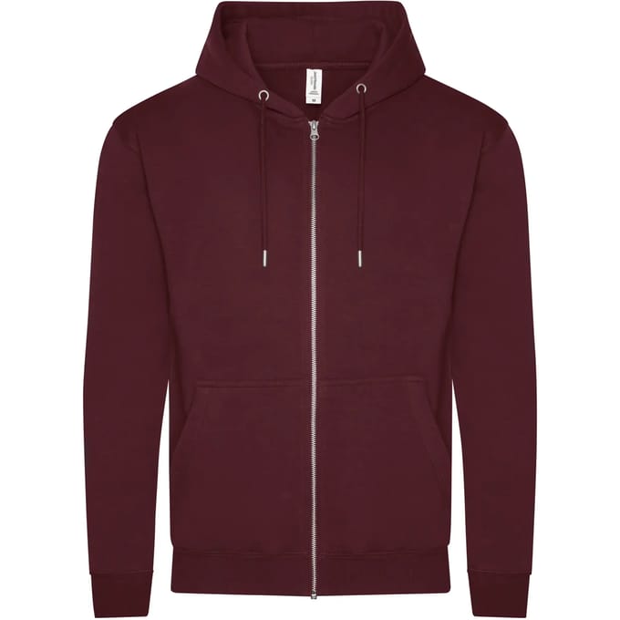 Duurzame hoodie met ritssluiting Just Hoods Organic