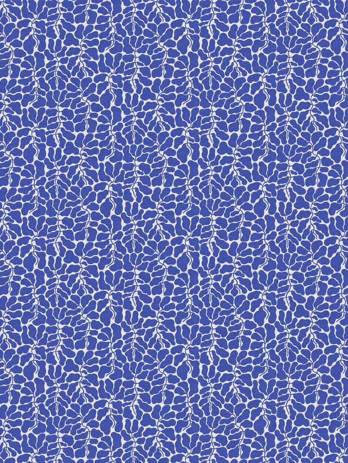 Boråstapeter Vliesbehang 2072 - Swedish Designers - Botanisch Blauw - 49cm x 10.05m