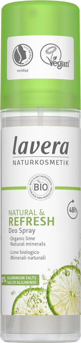 Lavera Deodorant spray natural & refresh bio 75 Milliliter