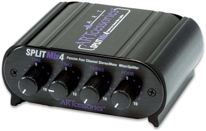 ART SplitMix 4 4-kanaal Mono mixer/Splitter - Kleine mixers