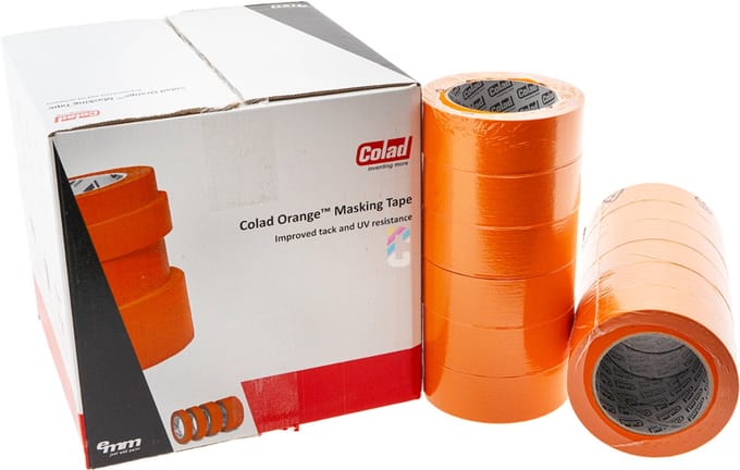 COLAD Orange UV Maskeertape 38mm x 50 meter - 24 rollen