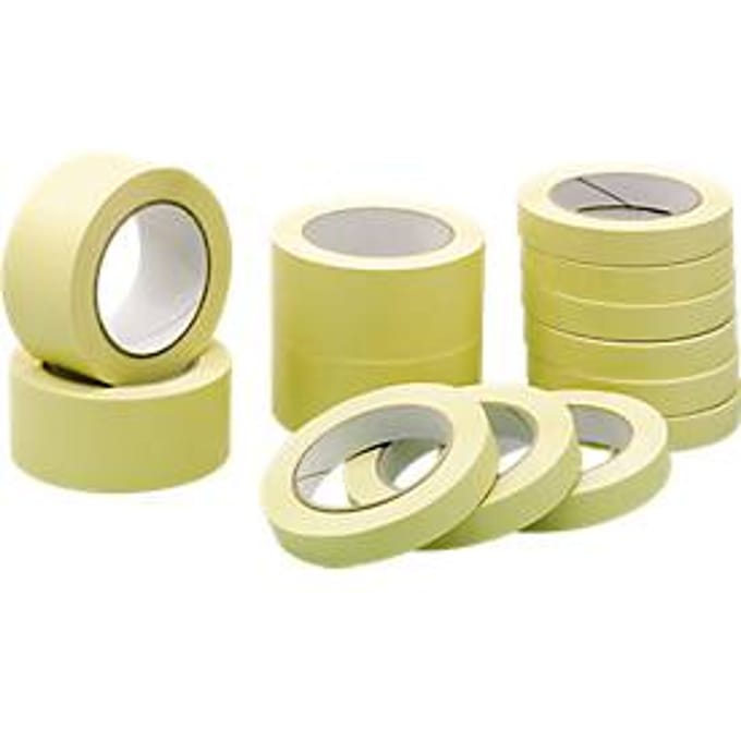 Kwaliteits afdektape van papier, B 19 mm, 16 rollen