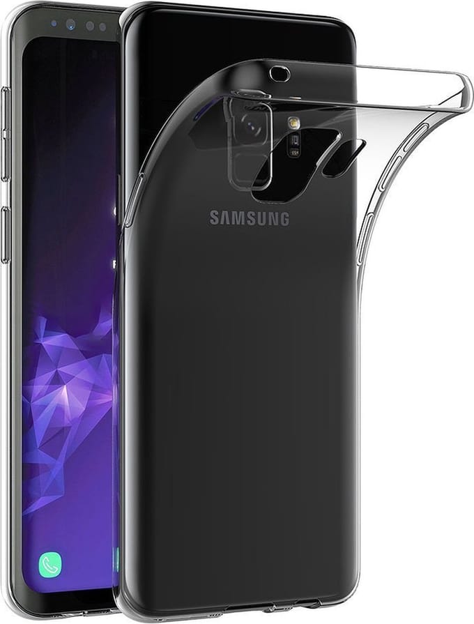 Hoesje voor Samsung Galaxy S9 Plus backcover Shockproof siliconen Transparant