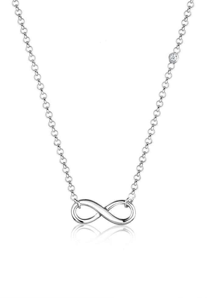Elli PREMIUM Halsketting 925 Sterling Zilver met diamant
