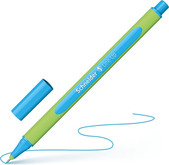 Schneider fineliner - Line-Up - lijnbreedte 0,4mm - mineral-blue - S-191010