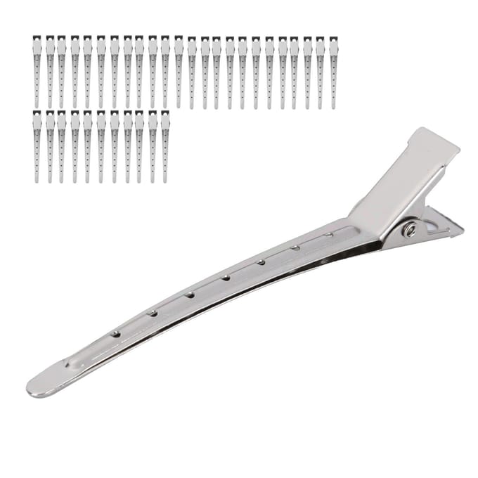 36 stuks Salon Vaste Haarklem Thuis Kapsalon Partitionering Sectieclips Styling Tool white