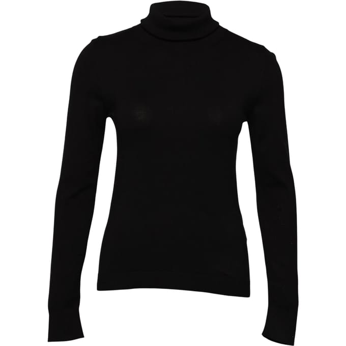 Diesel Dames/Dames Sweatshirt met Schildpadhals en Lange Mouwen (Zwart)