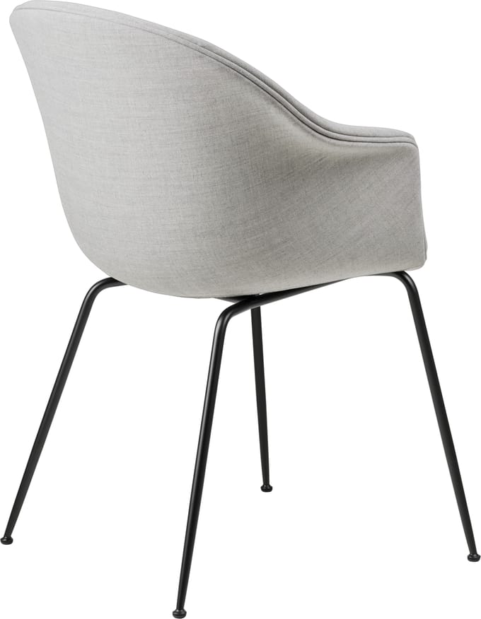 Gubi Bat Dining Stoel volledig bekleed Conic Base - Remix 3 Kvadrat 123