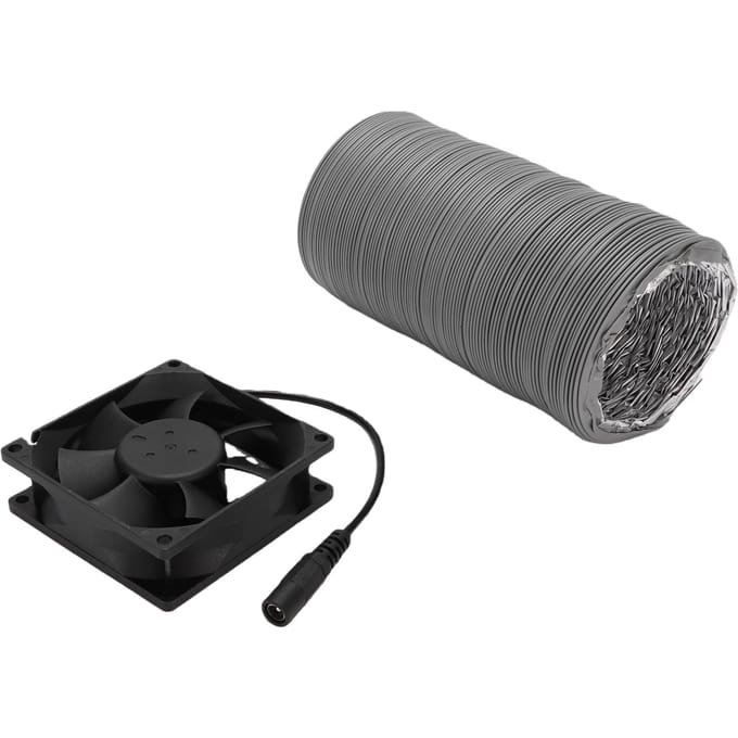 Kit de Ventilation Réglable avec Ventilateur d'Extraction Puissant Filtre Support Magnétique pour Boîtier d'Imprimante 3D Extraction Efficace