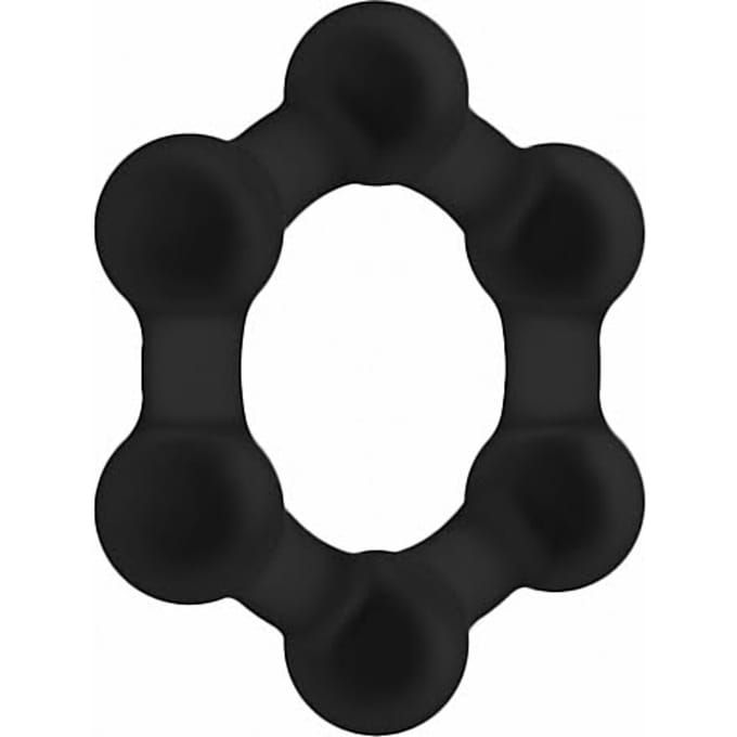 Sono  No 82 - Weighted Cock Ring - Black
