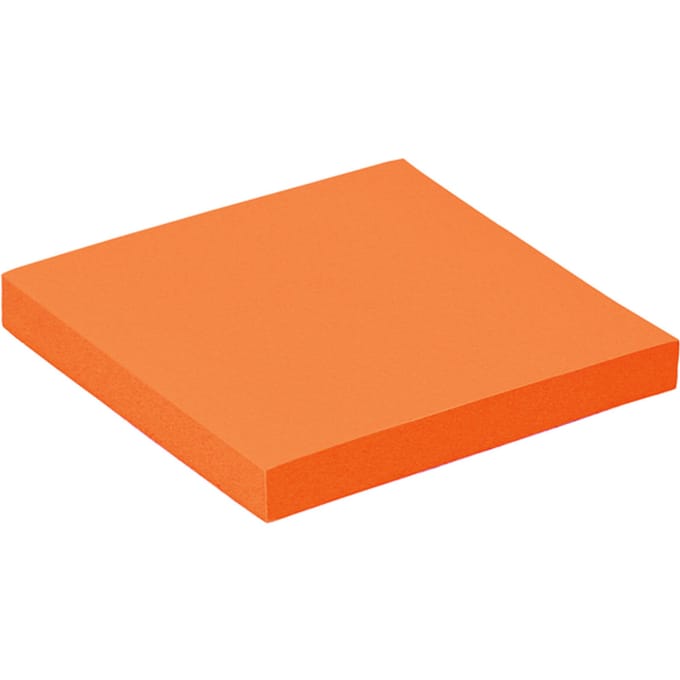 Memoblok Quantore 76x76mm neon oranje 100 vel