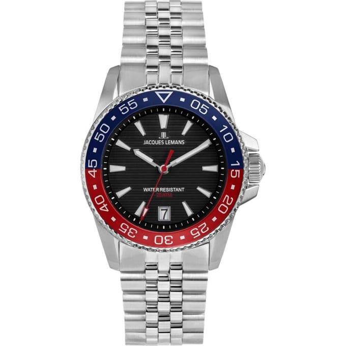 Jacques Lemans - 1-2205K - Polshorloge - Heren - Kwarts - Liverpool Diver
