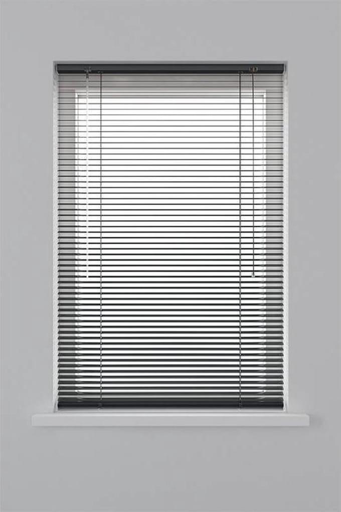 Decosol Jaloezie Horizontaal Aluminium Antraciet 25mm 140x180cm