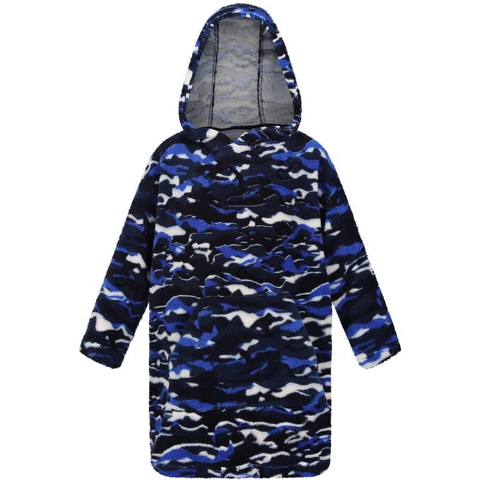 Regatta Kinder/Kinder Camo Poncho (Sterk Blauw)