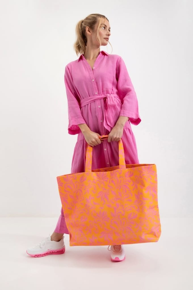 Josephine & Co Beach Bag Light Orange Print Größe: 34 | Tote Bags Outlet | Damen | Orange