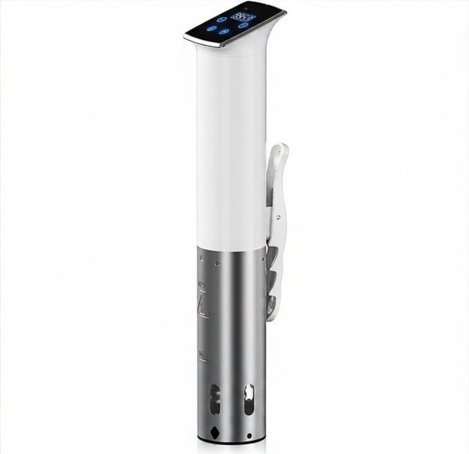 KAD® Sous Vide - Sous Vide Stick - Thuis Koken als een Chef- Wit - 7cm x 7cm x 34cm