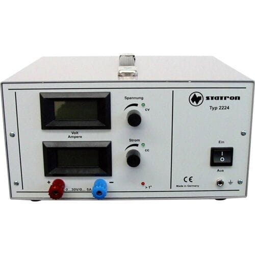 Statron 2224.9 Labvoeding, regelbaar 0 - 30 0 - 5 A 150 W Aantal uitgangen: 1 x
