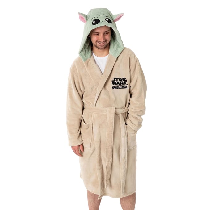 Robe à capuche Mandalorianne unisexe pour adulte Star Wars M marron