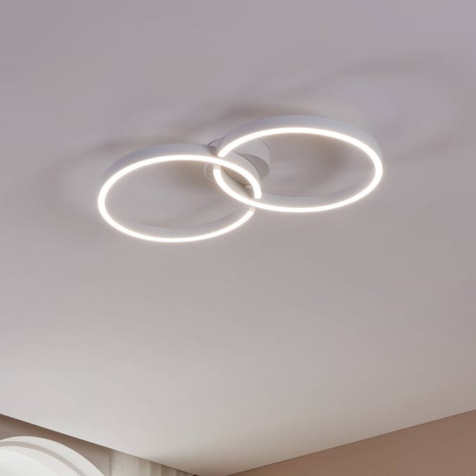 EGLO AMANDOLO ceiling lamp with remote control 2700-6500K white