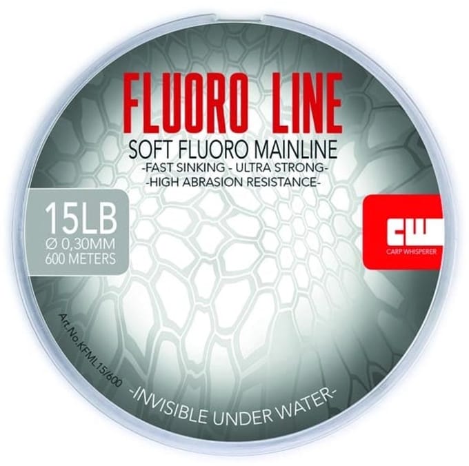 Carp Whisperer - Fluorocarbon karperlijn - Diameter: 0,35mm - 600m lijn