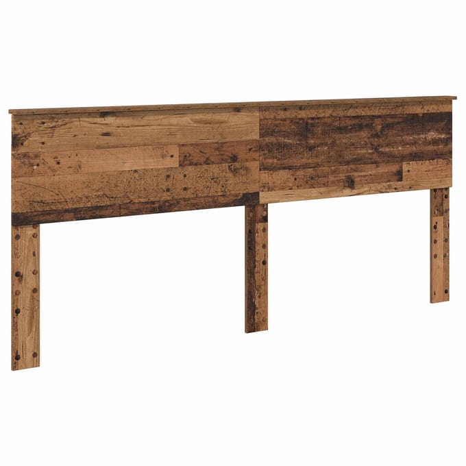 vidaXL Hoofdbord Oud Hout Bewerkt hout