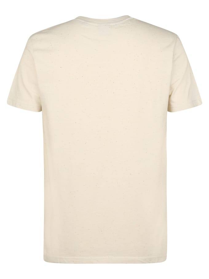 Petrol Industries - Heren Logo T-shirt Cosmos - Wit - Maat S
