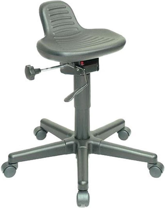 Lage werkkruk Workforce, model 412 met glijdoppen