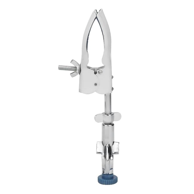 Pince pour tube de condensation, pince universelle pour bécher, support métallique pour expérience de laboratoire gray