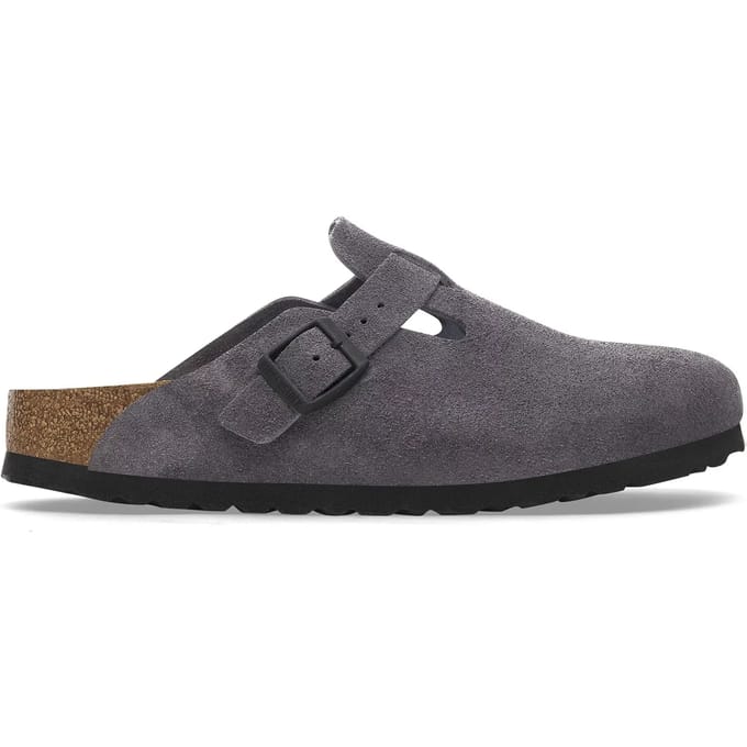 Klompen BIRKENSTOCK Boston LEVE Velvet Grey
