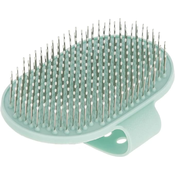 Kerbl Borstel Handschoen voor Honden en Katten - Turquoise