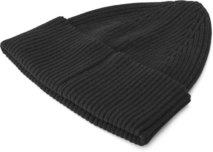Zwarte Kevin Kite Lichtgewicht Beanie van Organisch Katoen