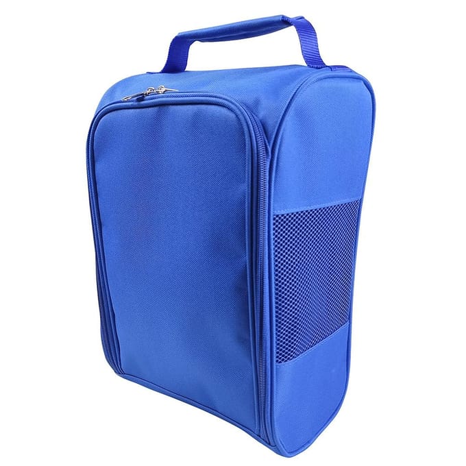 Sac à chaussures de Golf en tissu Oxford, sac de rangement respirant pour baskets de Golf à fermeture éclair noir