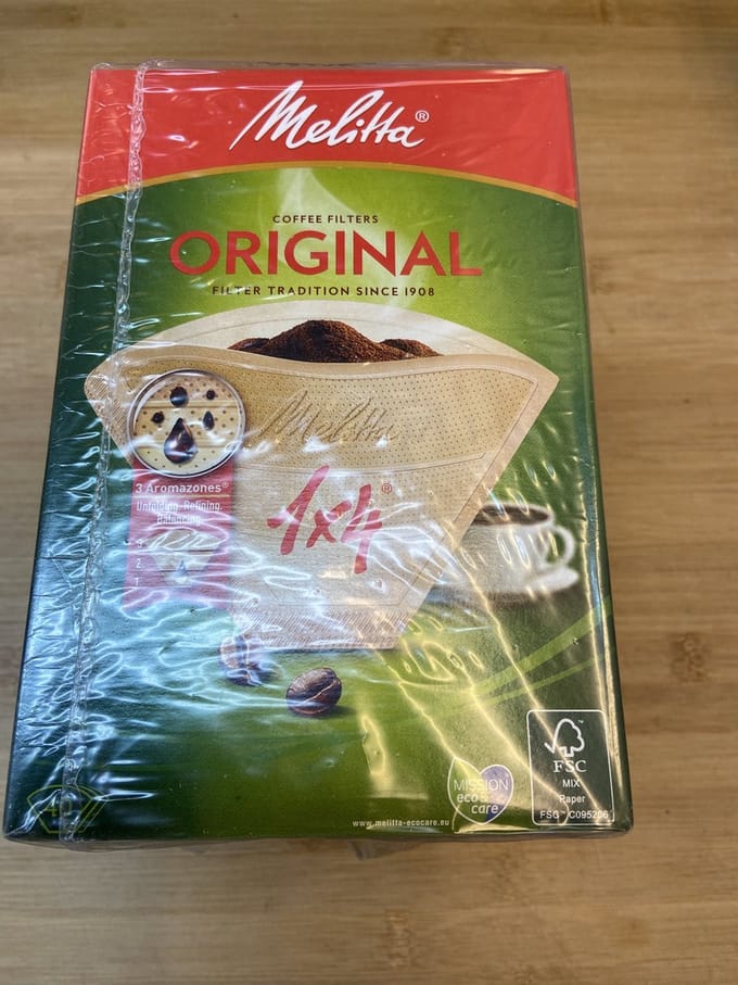 Melitta Filter 1x4/40 Naturel 9 St