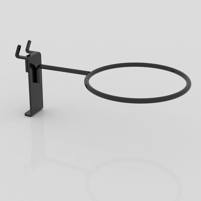 Kogelhouder voor displayrek