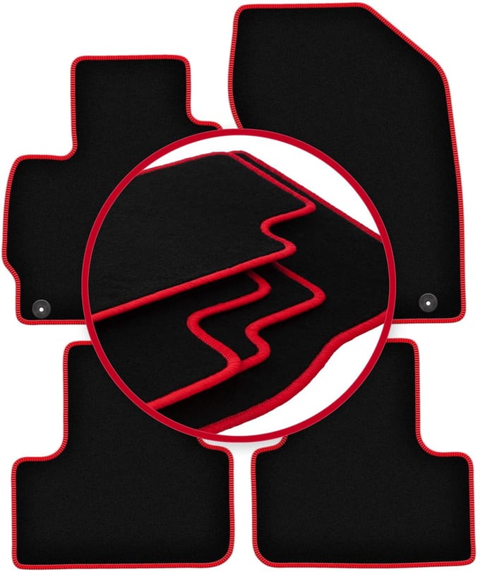 CARLUX-RED automatten voor: Mitsubishi ASX crossover (2010-2019)