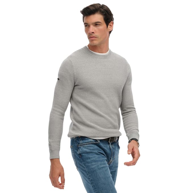 Superdry Lw Cotton Texture Jumper Sweater Heren - Maat XXL