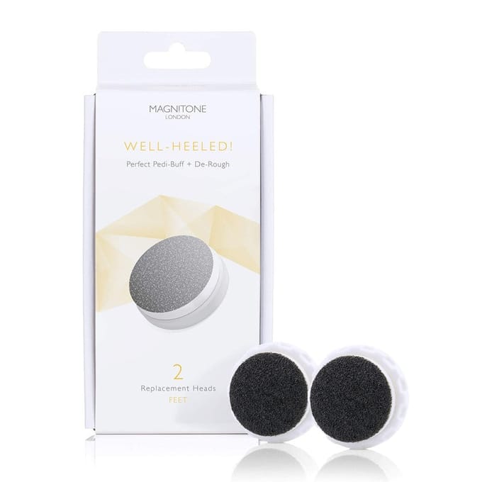 Magnitone Borstelkoppen Well-Heeled Replacement Heads Feet Borstel Pedi-Buff + De-Rough