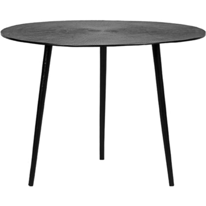 LABEL51 Nobby Salontafel - Zwart - Metaal - 60 cm - Rond
