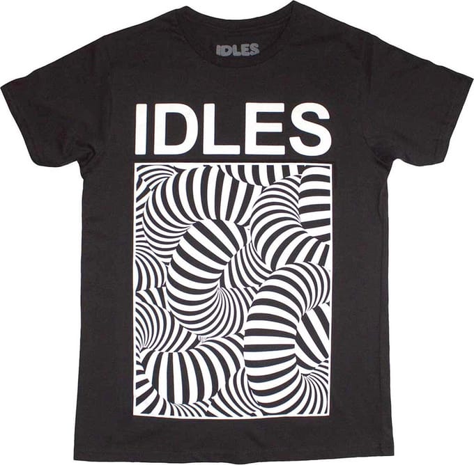 Idles - Psych Tubes Heren T-shirt - S - Zwart