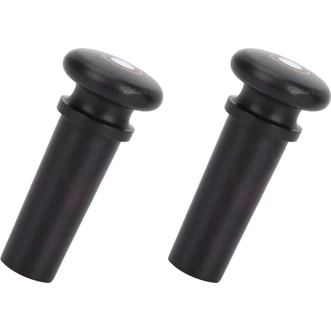 2 stuks hoogwaardige jujubehouten vioolstaartpen muziekinstrumentaccessoires(Type A) black