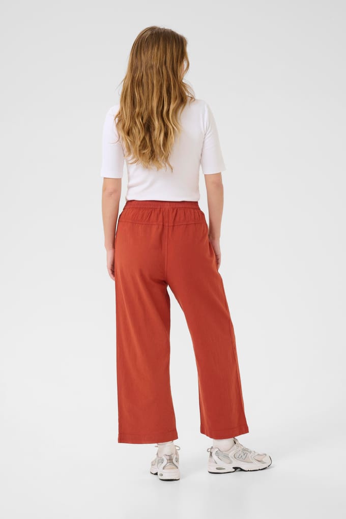 Casual broek Loose fit Picante red