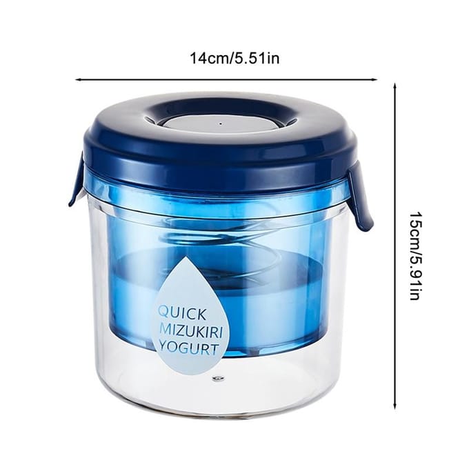 Zeef Yoghurt Wei Scheider Herbruikbaar Meervoudig Gebruik Voedsel Maker Filter Voor Sojamelk Sap Thee blue