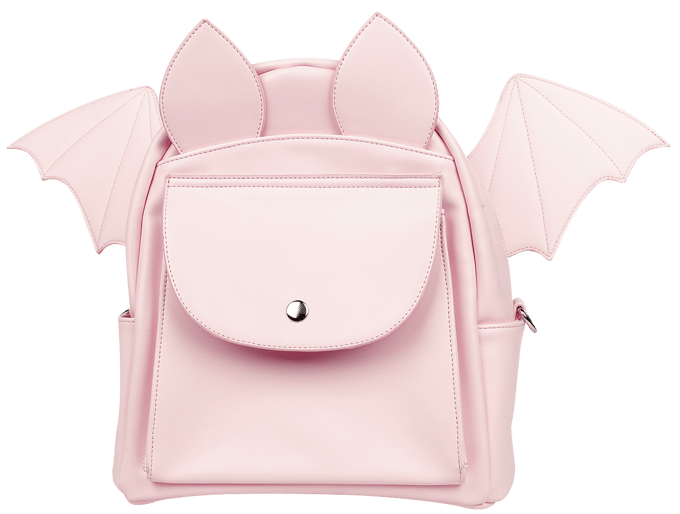 Banned - Gothic Mini rugzak - Vleermuis - voor Vrouwen - roze